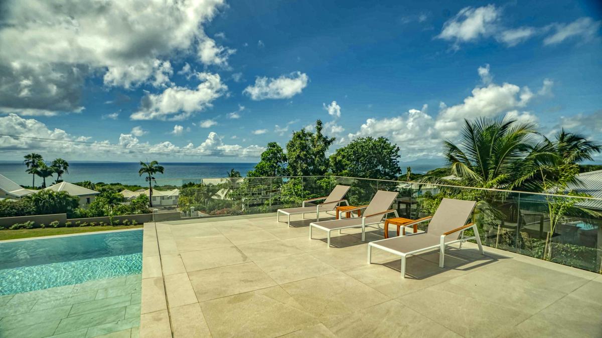 2.Location villa de luxe piscine vue mer Ste Anne Guadeloupe_Vue Mer